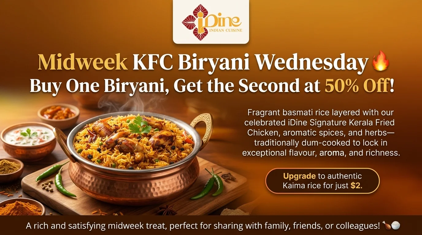Midweek KFC Biryani Wednesday — Buy One Biryani, Get the Second at 50% Off